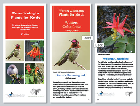 Western Washington Plants for Birds – a flip card set